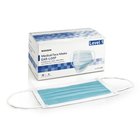 McKesson Procedure Mask Pleated 91-2101