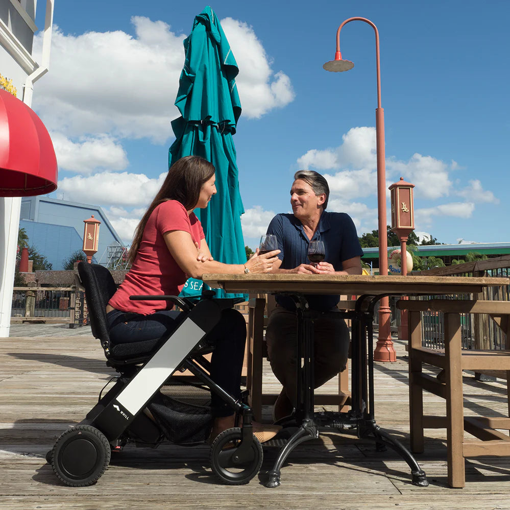 WHILL Model F - Foldable Smart Power Chair with Lightweight Design