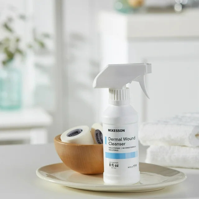 McKesson Dermal Wound Cleanser Non-Cytotoxic Rinse-Free Non-Sterile