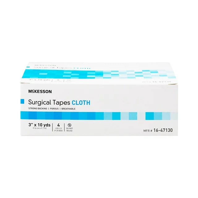 McKesson Surgical Tape Non-Sterile Air Permeable Silk-Like Cloth