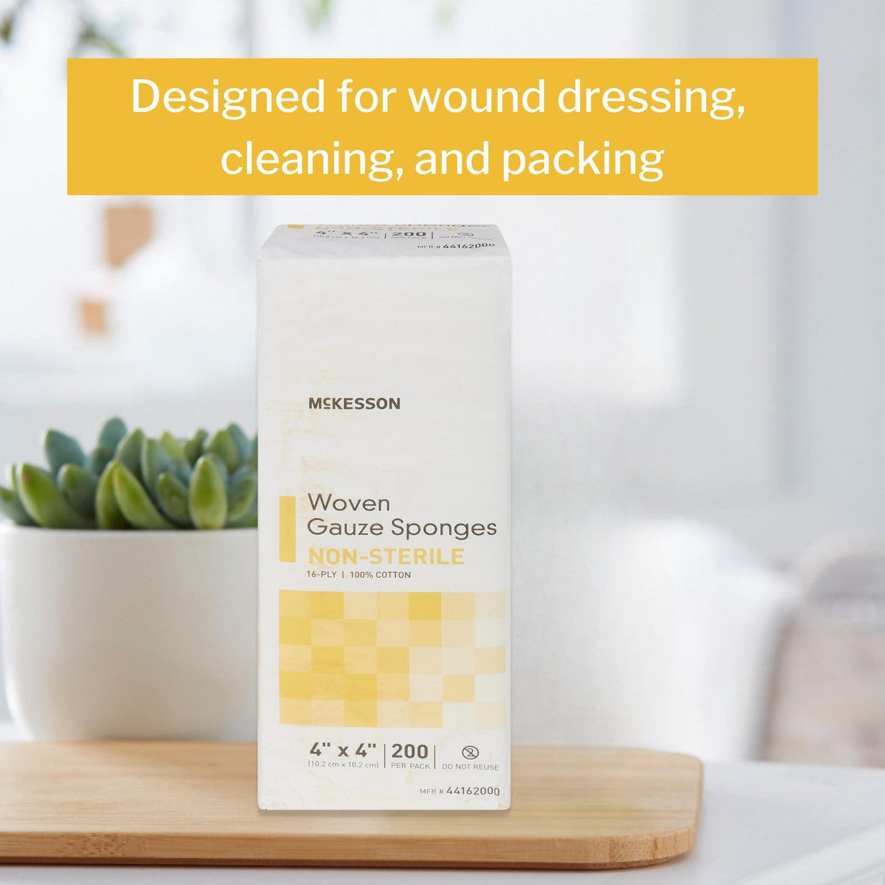 McKesson Woven Gauze Sponges Non-Sterile 100% Cotton
