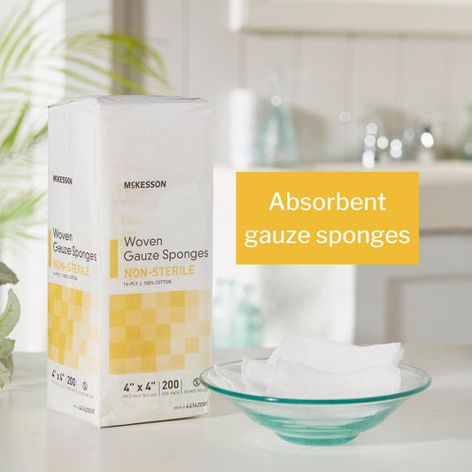 McKesson Woven Gauze Sponges Non-Sterile 100% Cotton