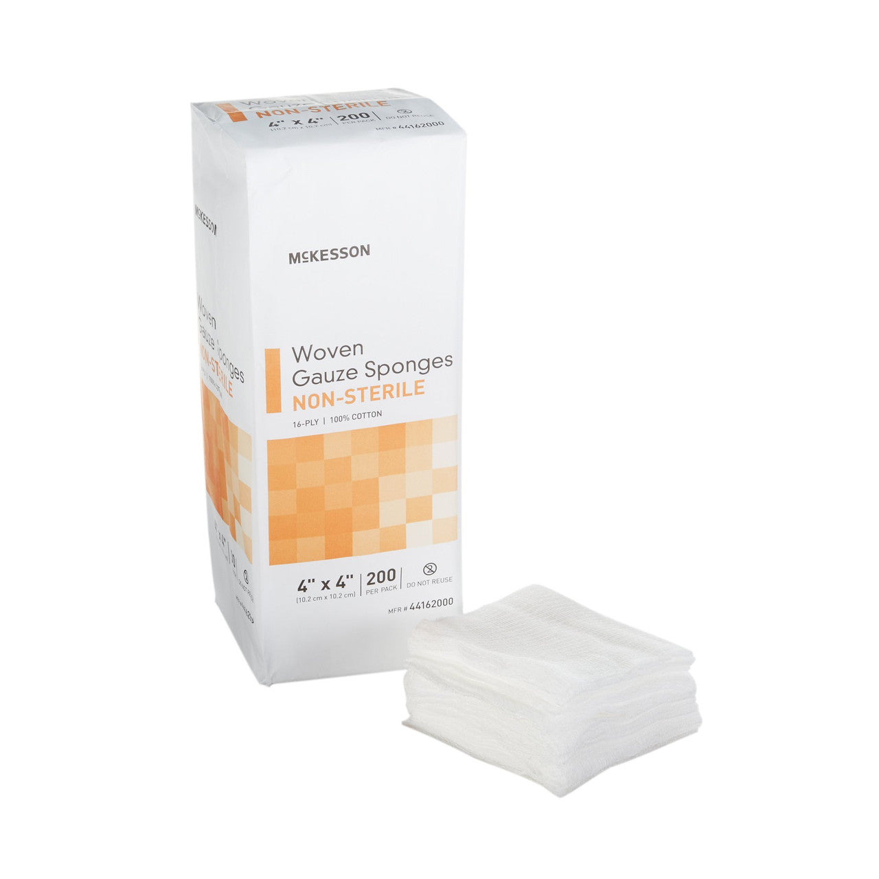 McKesson Woven Gauze Sponges Non-Sterile 100% Cotton