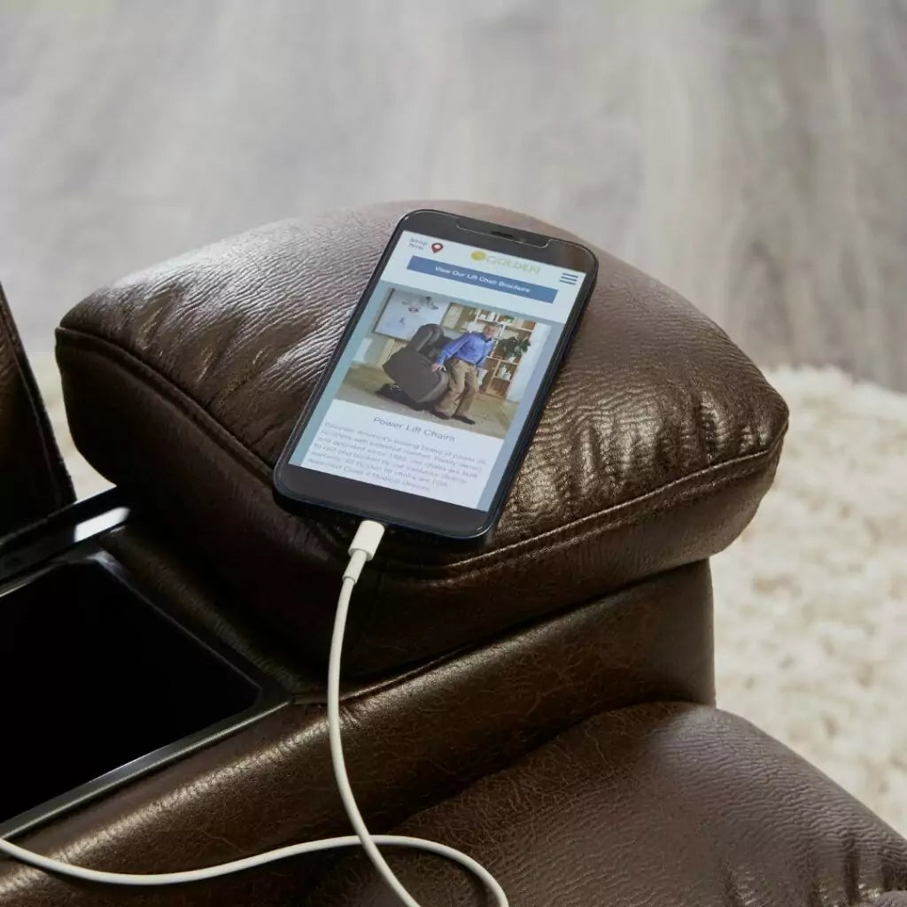 Rhea Power Lift Recliner (PR442-MED) By Golden Tech