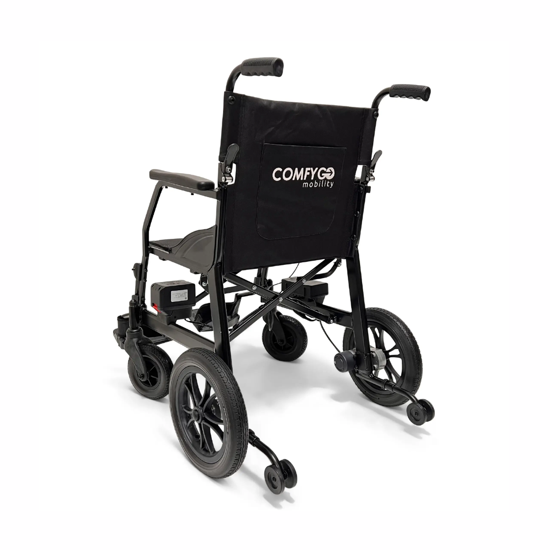 X-lite Ultra Lightweight Foldable Electric Wheelchair for Travel By ComfyGo Mobility
