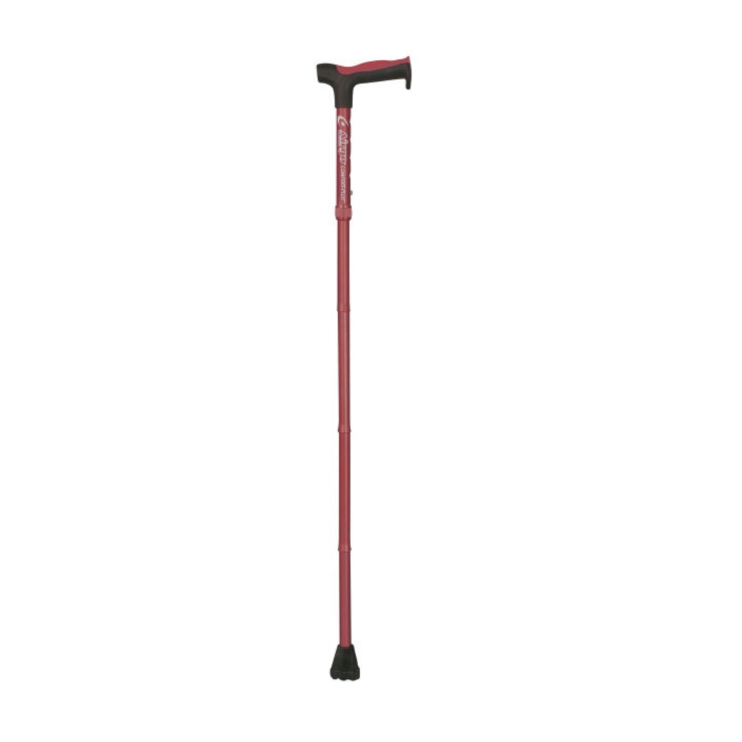 Airgo Comfort-Plus Folding Cane By Drive Medical - Burgundy-Color
