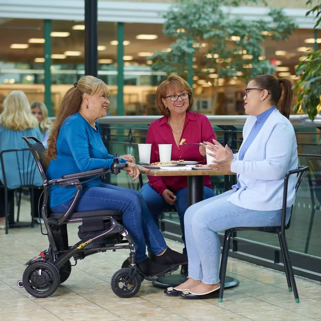 Cricket GP302 Carbon Fiber Electric Power Chair by Golden – Lightweight & Foldable