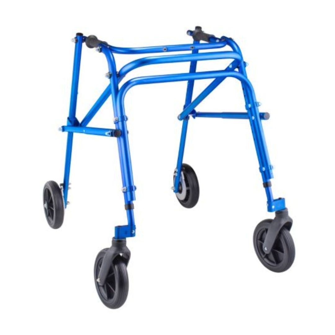 Klip 4-Wheel Posterior Gait Trainer Pediatric Walker With 8" Wheel (KP418-28-38-48) By Circle Specialty