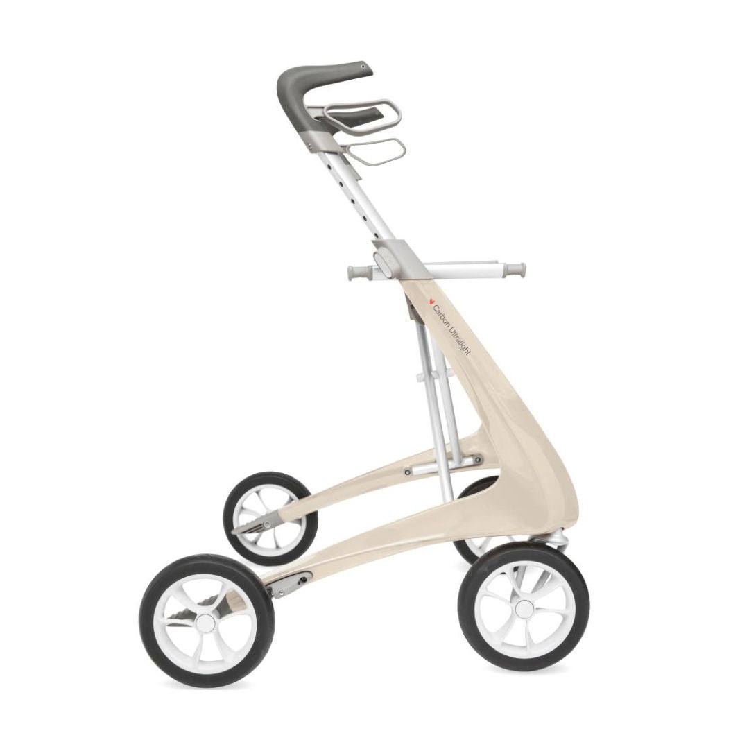 ByACRE Ultralight Carbon Fiber Rollator 18.5 (BYA100LGBK-R-W) By Medline