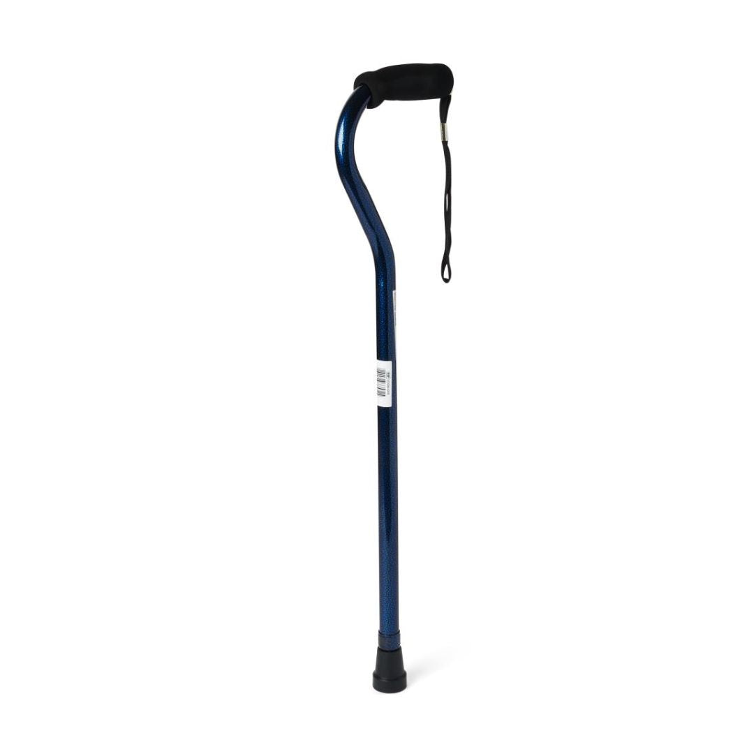 Aluminum Fashion Cane with Offset Handle (MDS86420BH) By Medline
