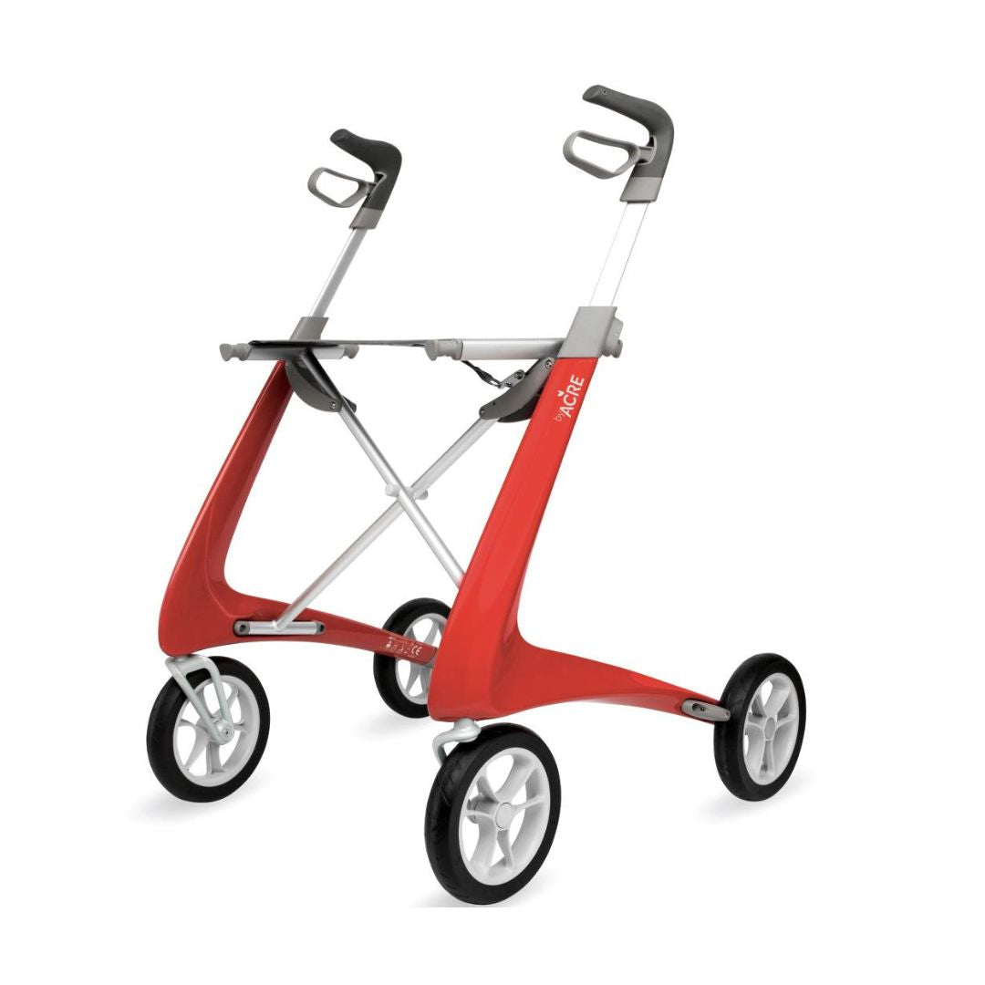 ByACRE Ultralight Carbon Fiber Rollator 18.5 (BYA100LGBK-R-W) By Medline