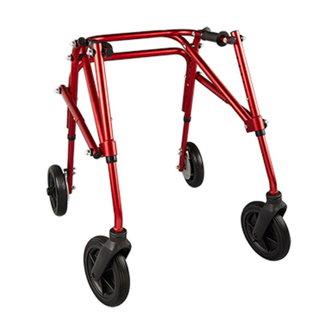 Klip 4-Wheel Posterior Gait Trainer Pediatric Walker With 8" Wheel (KP418-28-38-48) By Circle Specialty