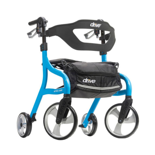 Nitro Sprint Foldable Rollator Walker With Seat (RTL-102662BL) By Drive