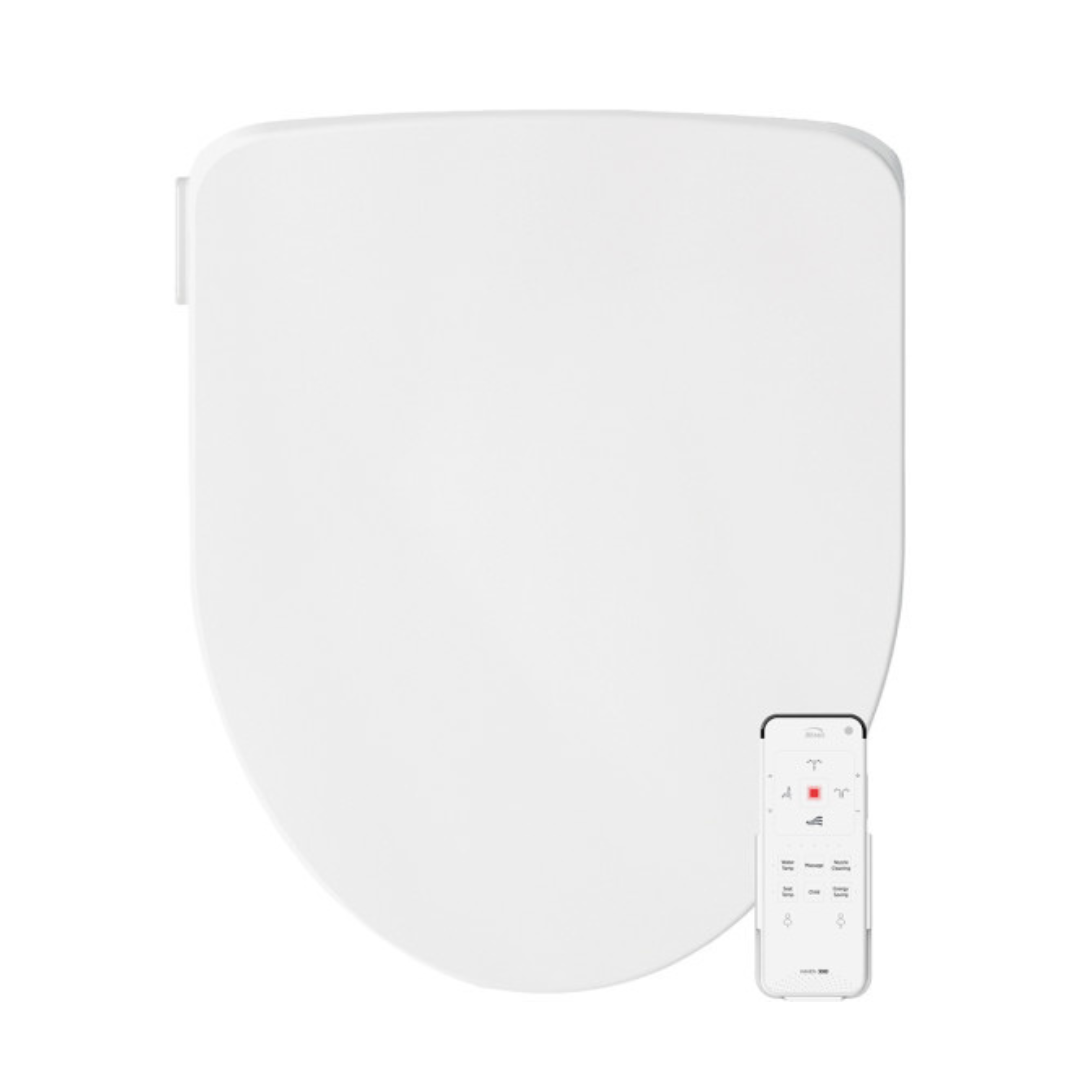 Haven Elongated Plastic Bidet Toilet Seat (HV-3000E) By Bemis