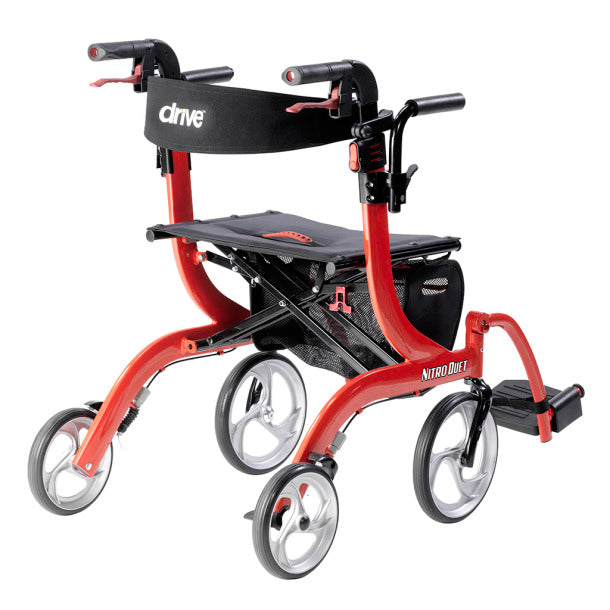 Nitro Duet Rollator and Transport Chair RTL10266DT By Drive