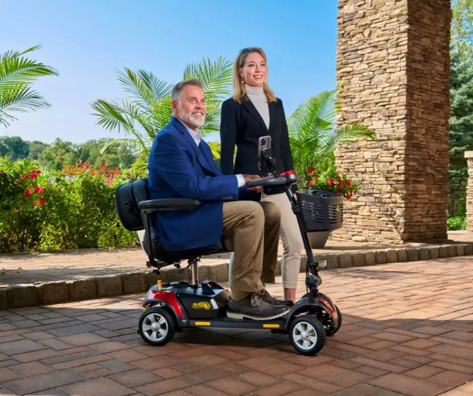 Buzzaround XLS-HD 4-Wheel Mobility Scooter (GB124B-SHZ) By Golden