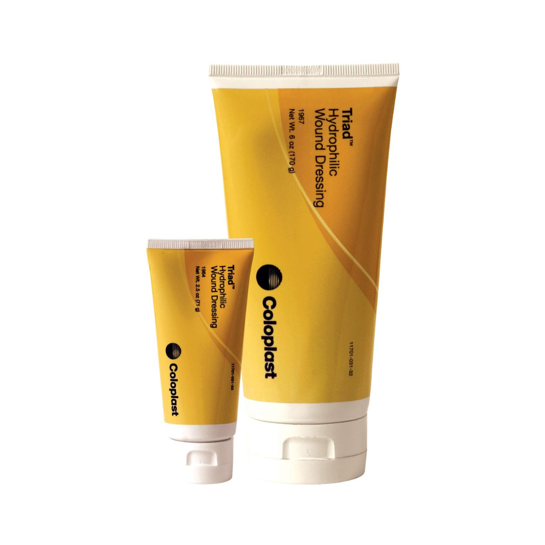 Triad Hydrophilic Wound Dressing Zinc Oxide Paste 2.5 oz Tube By COLOPLAST