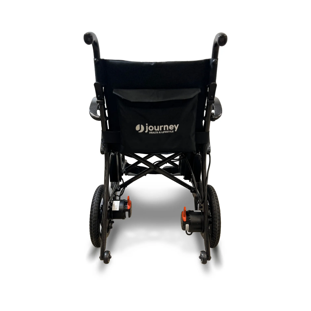 Journey Air Elite Carbon Fiber Folding Power Chair – Ultra Lightweight & Travel-Friendly