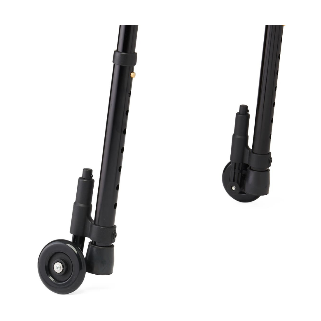 Medline Folding Trigger Walker with 5" Wheels (MDS86410TRIG) By Medline