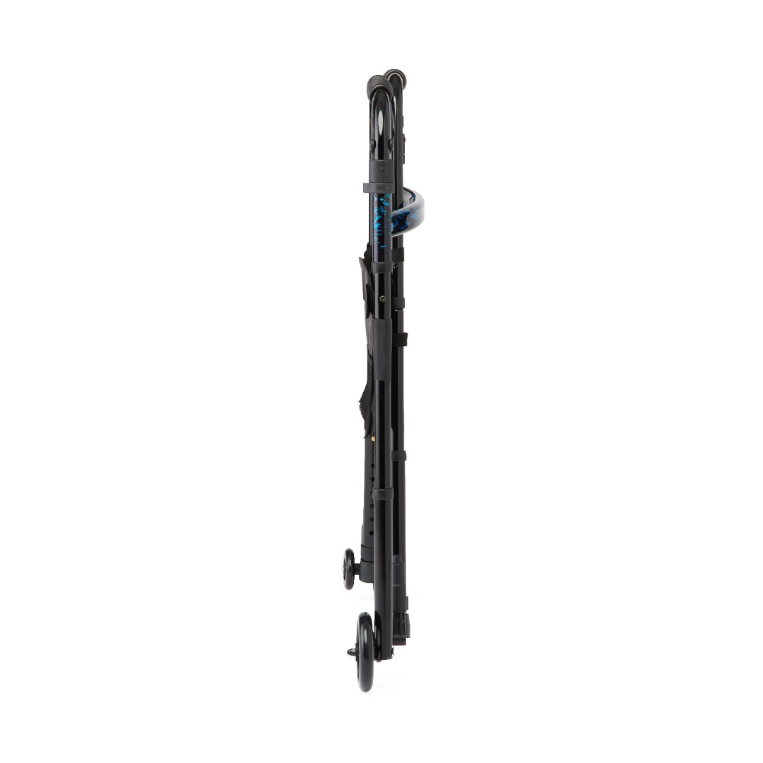 Medline Folding Trigger Walker with 5" Wheels (MDS86410TRIG) By Medline