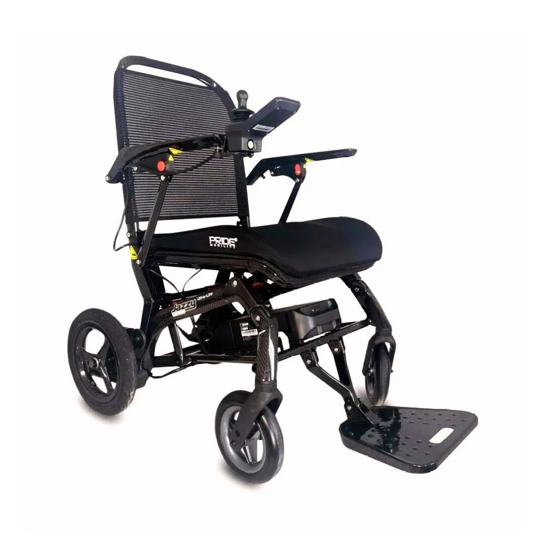 Jazzy Ultra Light Carbon Fiber Foldable Power Chair – Lightweight & Travel-Friendly