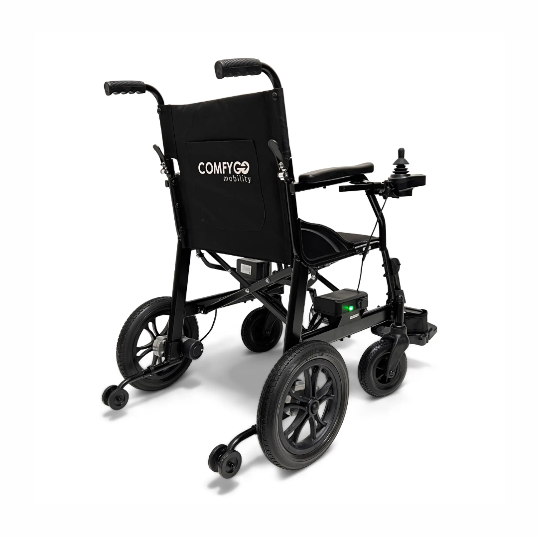X-lite Ultra Lightweight Foldable Electric Wheelchair for Travel By ComfyGo Mobility