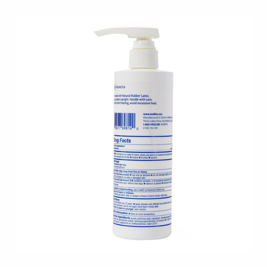 ActivICE Topical Pain Reliever 16 oz Gel Pump Bottle By Medline