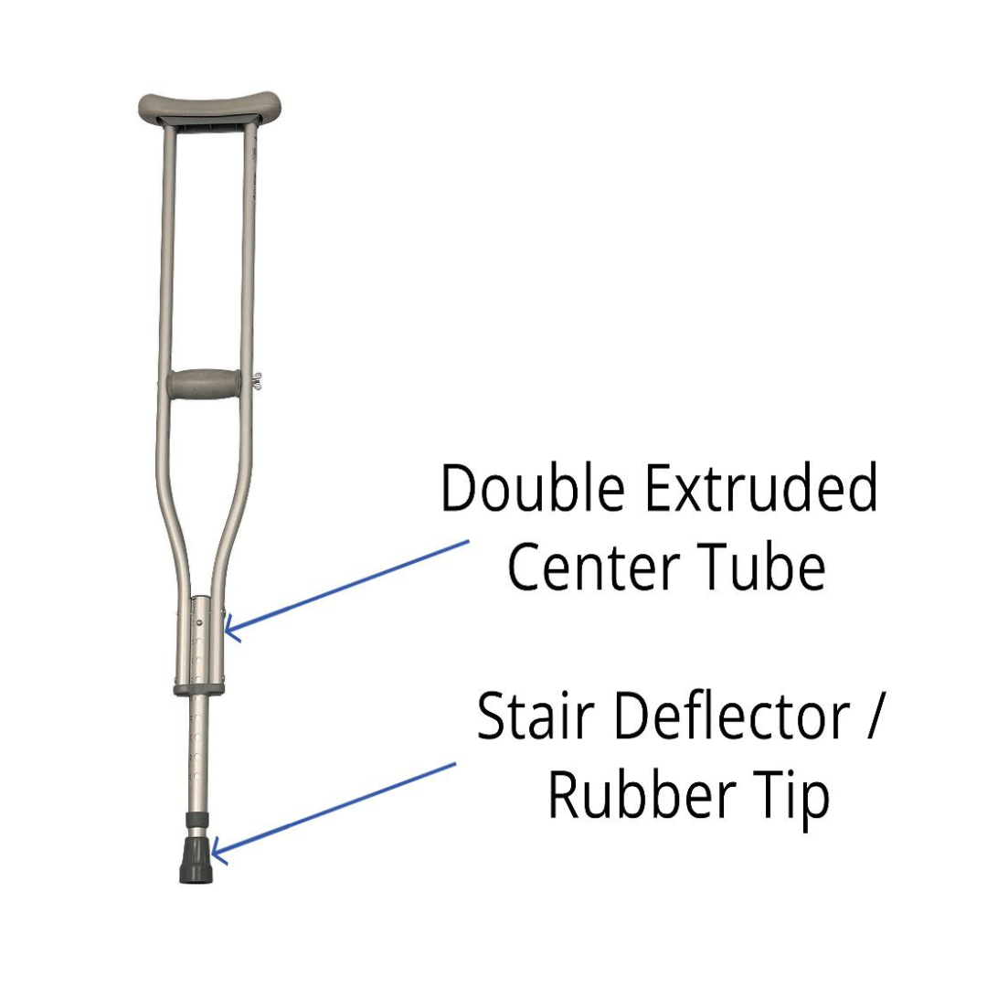Basic Aluminum Crutches By Medline