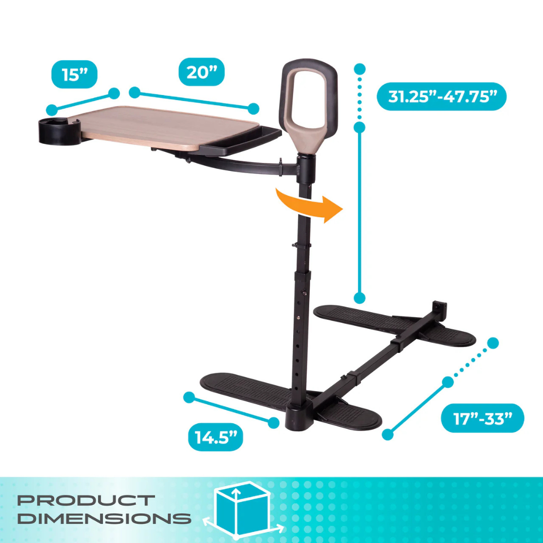 Stander Wonder Tray Premium 7630 by Stander Tray Table with Support Handle