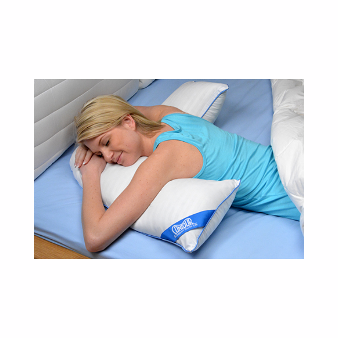 L-Pillow – Side Sleeping Solution for All-Night Comfort & Support (30-801R) by Contour