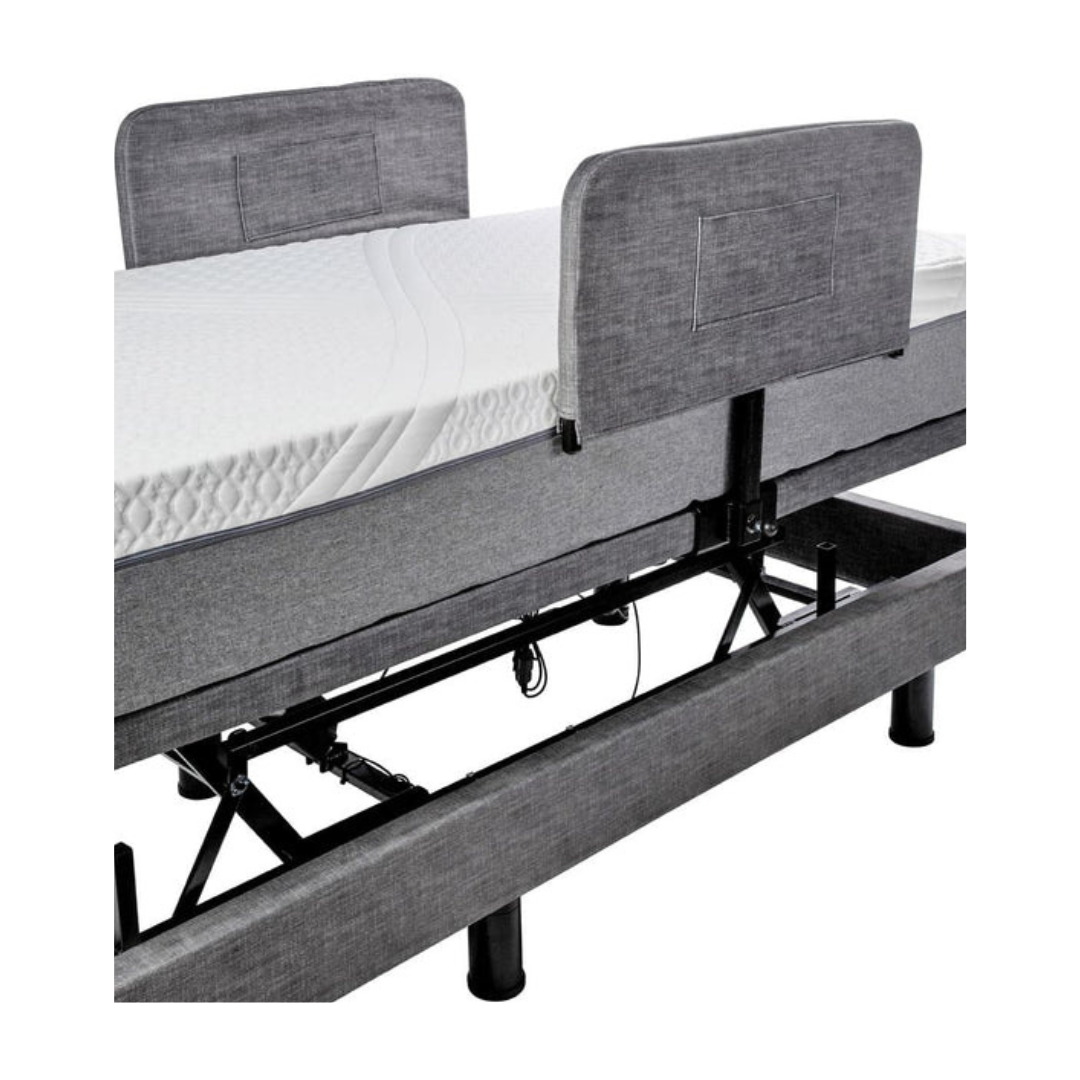 Golden Technologies Passport Hi Low Bed with gray side rail covers