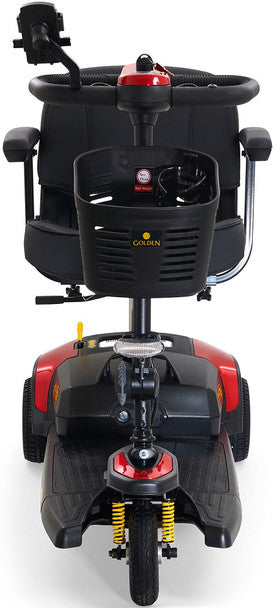 Buzzaround XLS-HD 3 Wheel Mobility Scooter with comfortable seating and a sturdy basket for storage