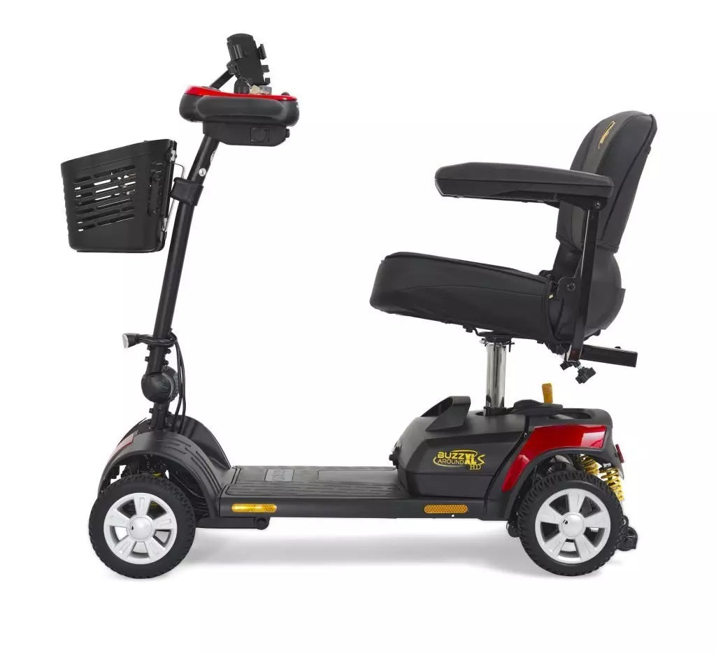 Buzzaround XLS-HD 4 Wheel Mobility Scooter with Comfortable Seat and Easy Maneuverability