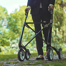 ByACRE Ultralight Carbon Fiber Rollator 16.1 (BYA100SMW) By Medline