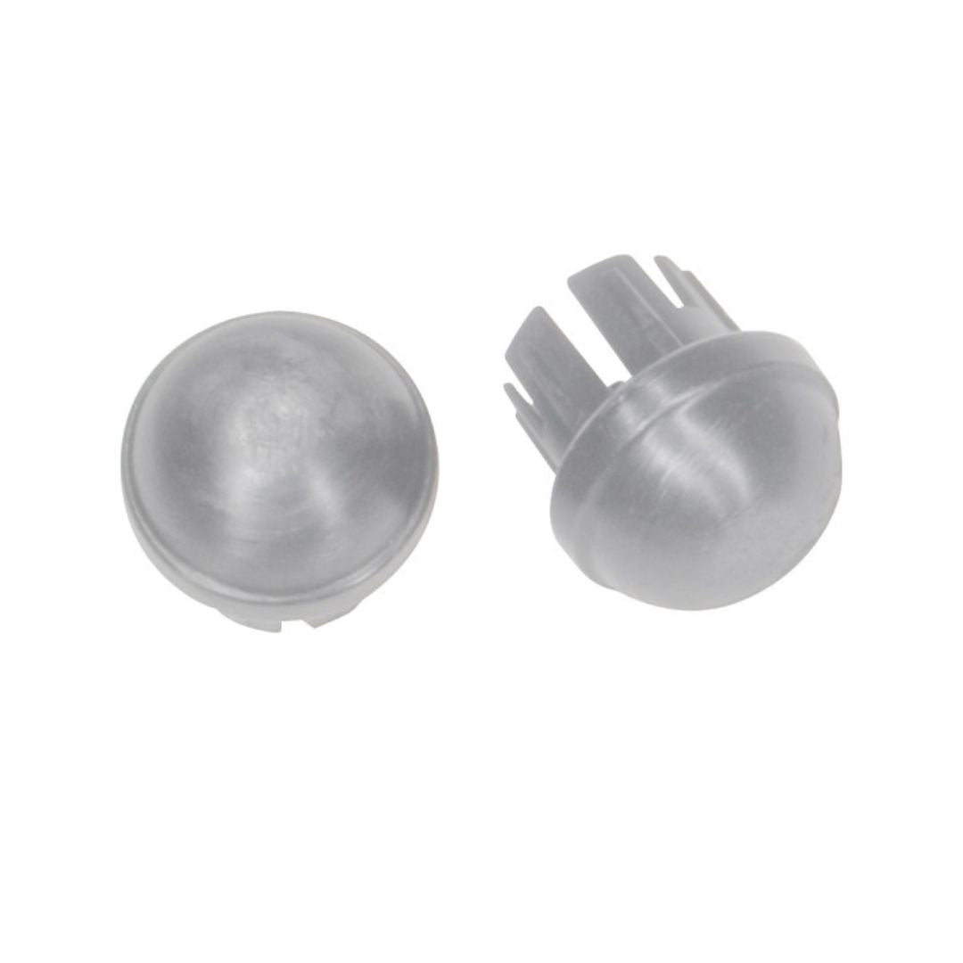 Drive Medical Folding Walker Adult Two Button with 5 Wheels replacement plastic end cap pair for walker glides