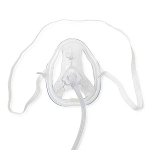 Medline Oxy2Mask Oxygen Masks OK11258ML clear adult oxygen mask with tubing and adjustable elastic strap