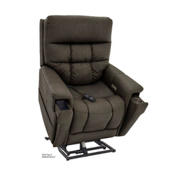 Pride Mobility VivaLift Ultra PLR4955M brown power lift recliner chair with remote control