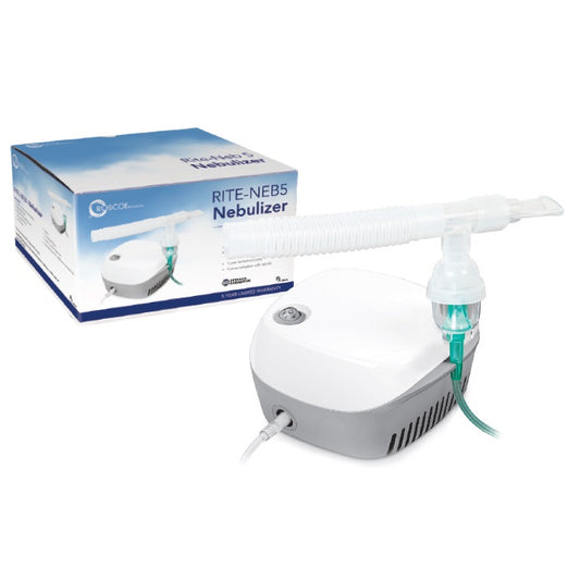 RITE-NEB 5  NEBULIZER COMPRESSOR W/ DISPOSABLE NEB KIT By Compass