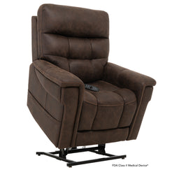 Pride Mobility VivaLift Radiance PLR3955LT brown lift recliner chair with remote control