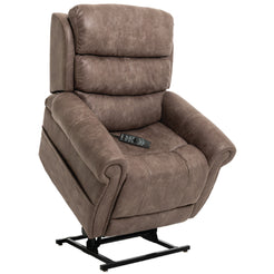 Pride Mobility VivaLift Tranquil 2 PLR935LT brown lift recliner chair with remote control
