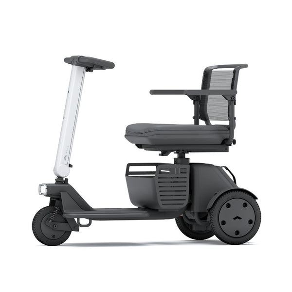WHILL Model R Urban Mobility Scooter in sleek gray design for versatile mobility and comfort