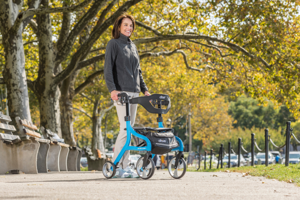 Rollator Walker With Seat And Basket