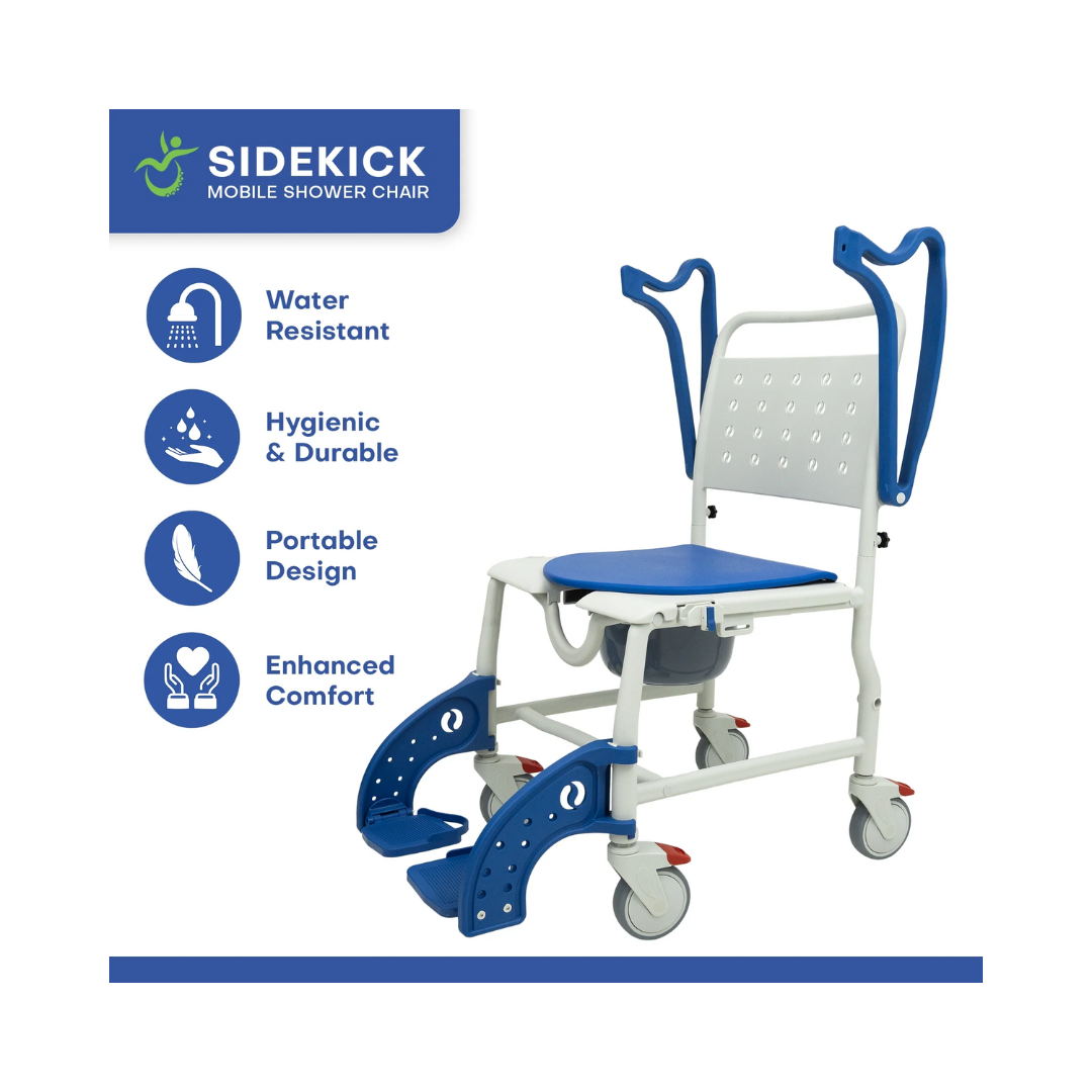 Sidekick Ultralight Shower Chair (MP-P08) By Mobile Patient Lift