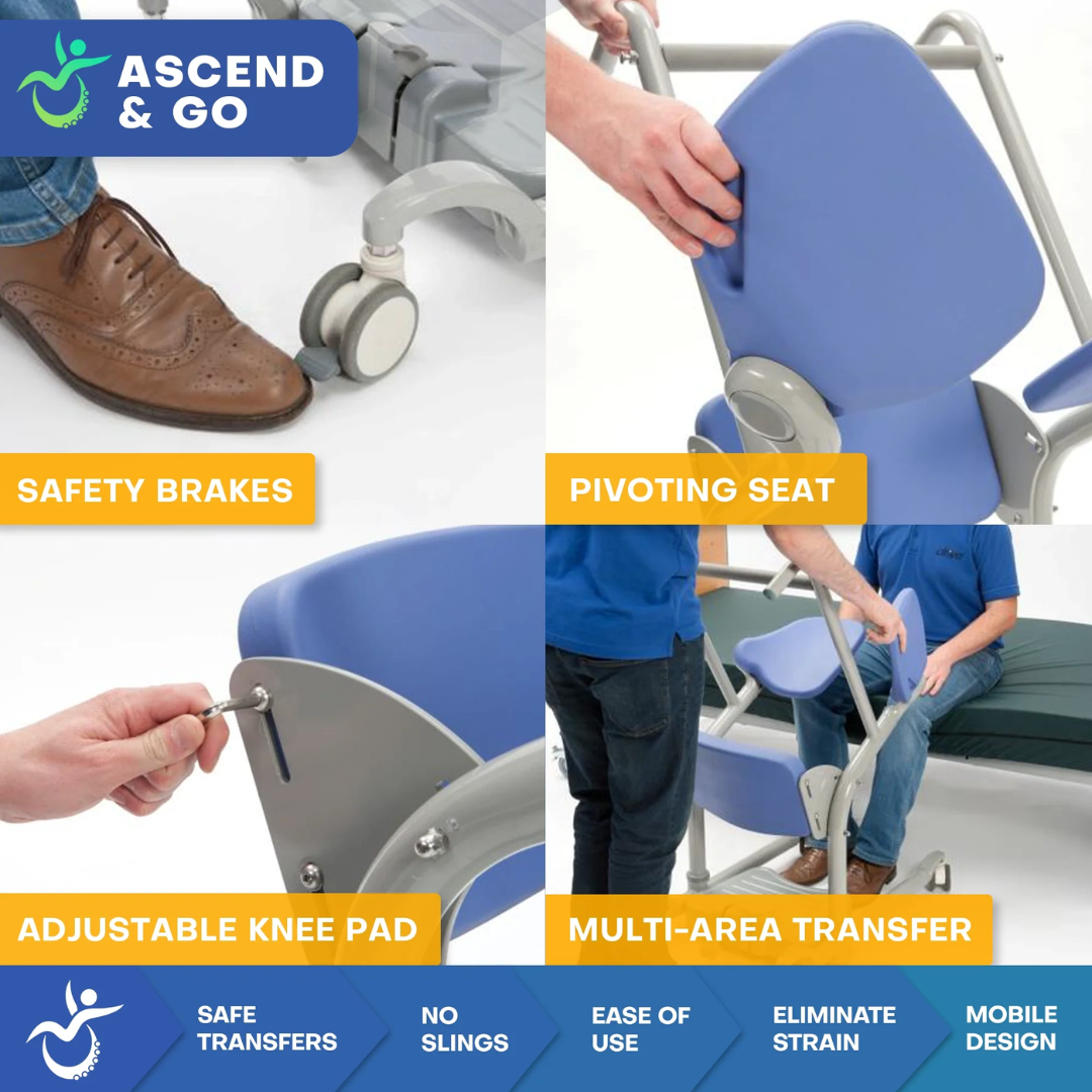 Ascend & Go Sit to Stand Patient Lift (MP-P02) By Mobile Patient Lift