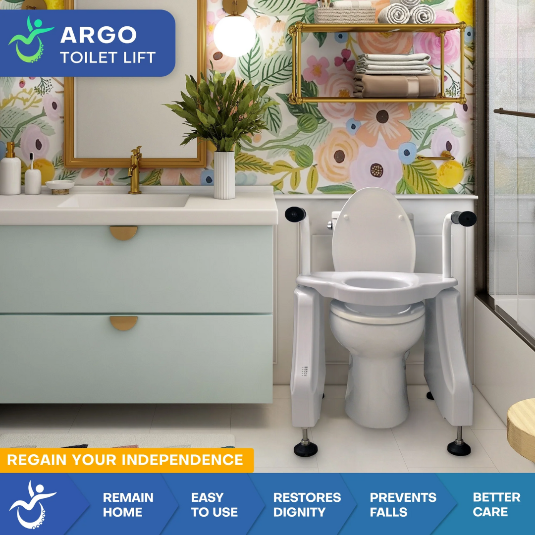 ArGo Electric Toilet Lift (MP-P03) By Mobile Patient Lift