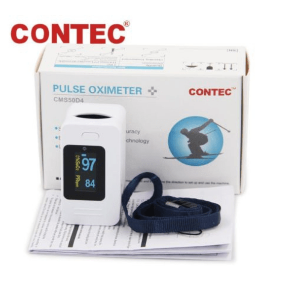 Contec Finguretip Pulse Oximeter-Ultra-lightweight, Fast, Accurate, Continuous Readings