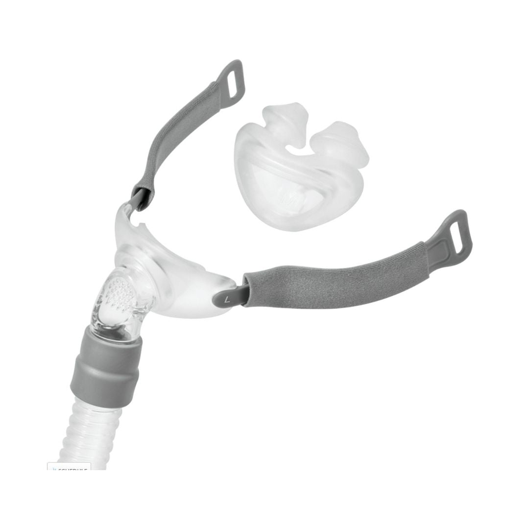 Rio II Nasal Pillow CPAP Mask with Headgear (RII1001-2-3) By React
