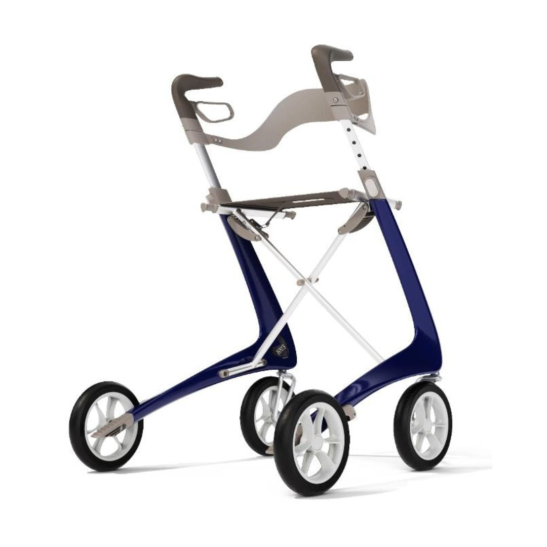 ByACRE European-Style Carbon Fiber Rollator 16.5 Regular Seat & Backrest (BYA110MDB) By Medline