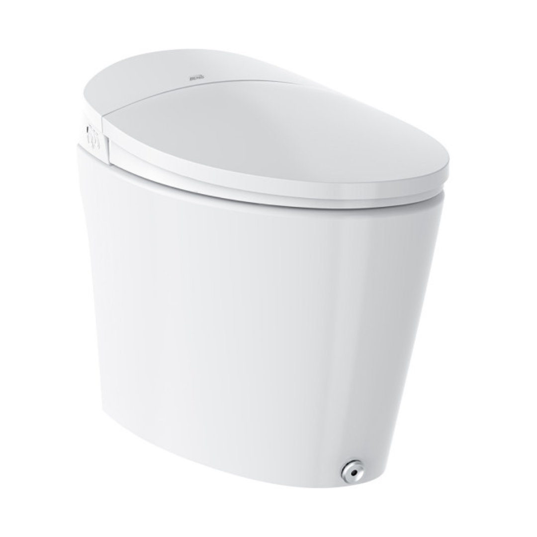 Sanctuary Elongated Plastic-Ceramic Smart Bidet Toilet (S-5000E) By Bemis