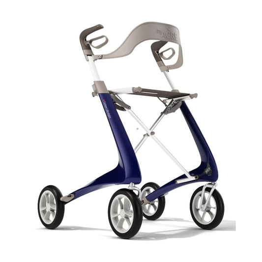 ByACRE European-Style Carbon Fiber Rollator 16.5 Regular Seat & Backrest (BYA110MDB) By Medline